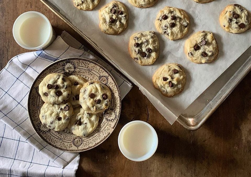 Chocolate Chip Shortbread Cookies