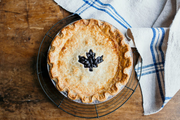Wild Blueberry Pie